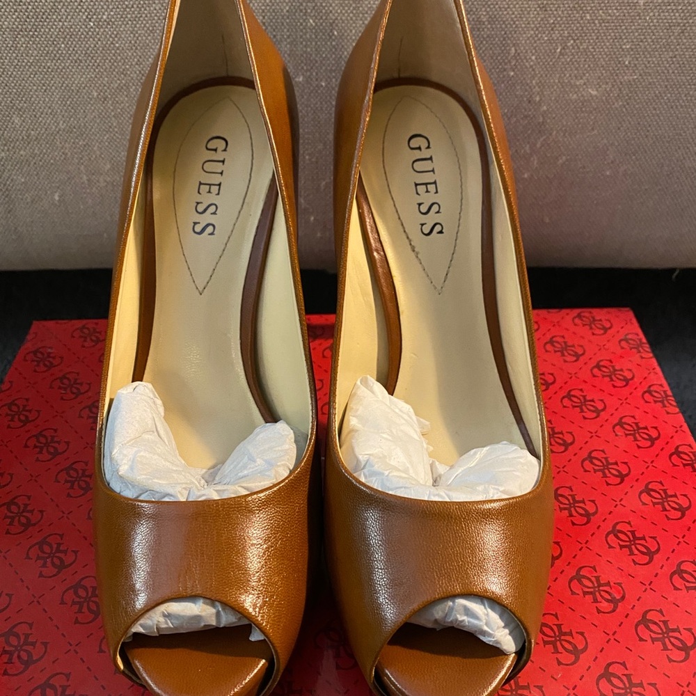 Preowned Guess Open Toe High Heels